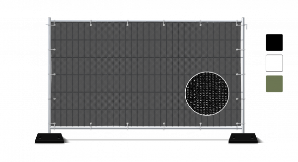 Sichtschutznetze für Bauzäune